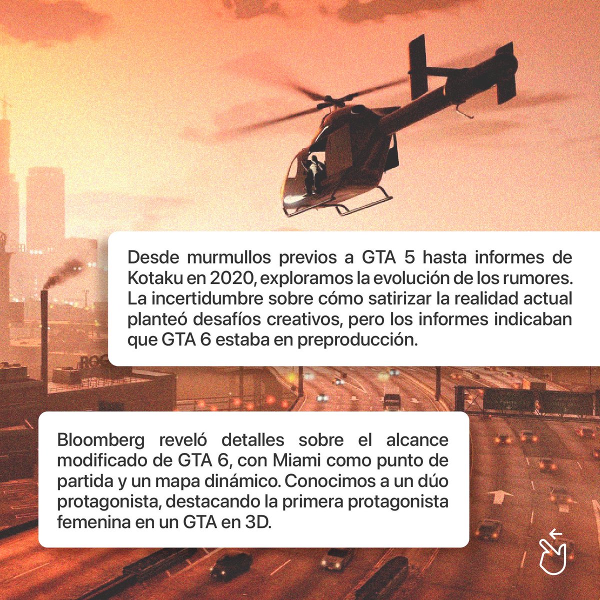 Digitandord's tweet image. ¡Ay, ay, ay! Por ahí viene la GTA VI y estamos emocionados 🤩

¿Qué les parece? 😁🎮 
#Digitando #RD #Tecnologia #gta6