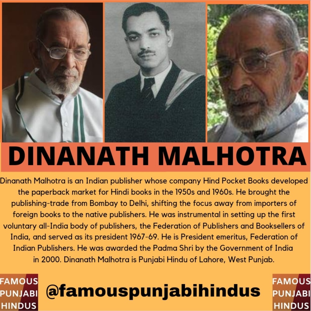 Dinanath Malhotra - Famous Indian Publisher #dinanathmalhotra #lahore #punjabihindu #hindupunjabi #publisher #bookseller