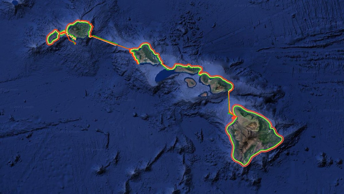 Three Wave Gliders have been on mission for over 35 days, traveling a combined total of more than 2,600 nautical miles while collecting valuable data for <a href="/NOAAFish_PIFSC/">NOAA Fisheries PIFSC</a>. The circumnavigation of the Main Hawaiian Islands continues along the leeward coastlines. #USV #persistence