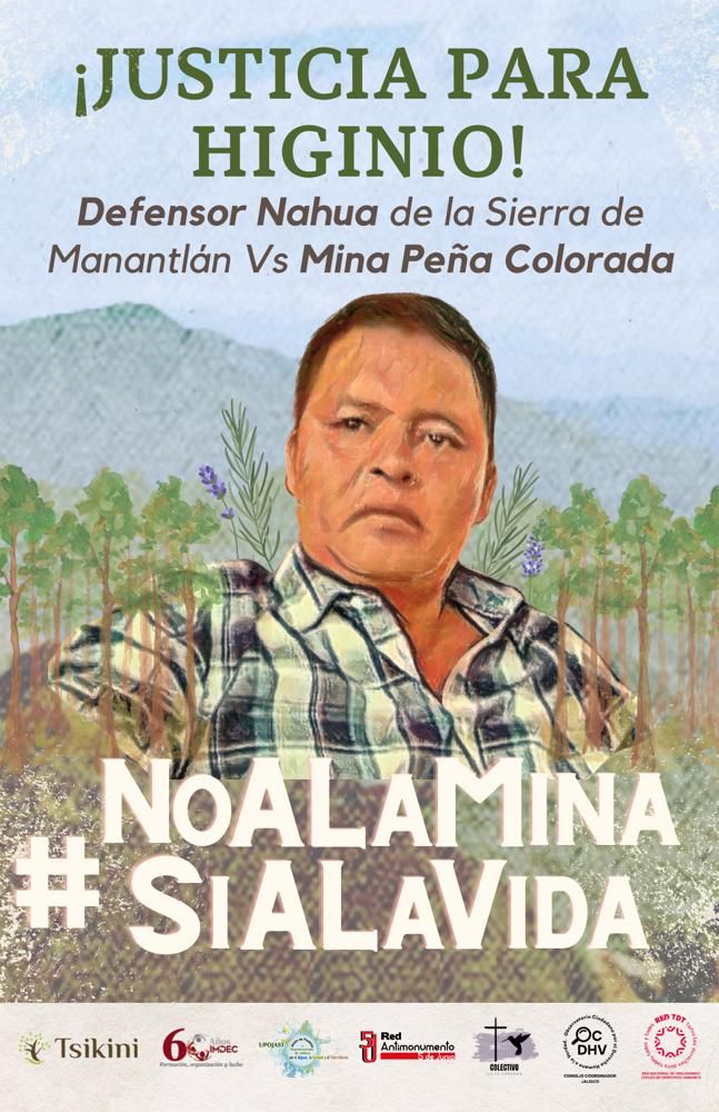RedTDT's tweet photo. 📢Comunicado |Organizaciones ,personas defensoras de territorio, DH y colectivos de búsqueda exigen #JusticiaPorHiginioDeLaCruz, defensor nahua asesinado en #Jalisco.

📃https://t.co/W27ds0H7gF

🔴Protección y  máximas garantías de seguridad para la familia del Higinio Tirinidad. https://t.co/GQOezLGRBD
