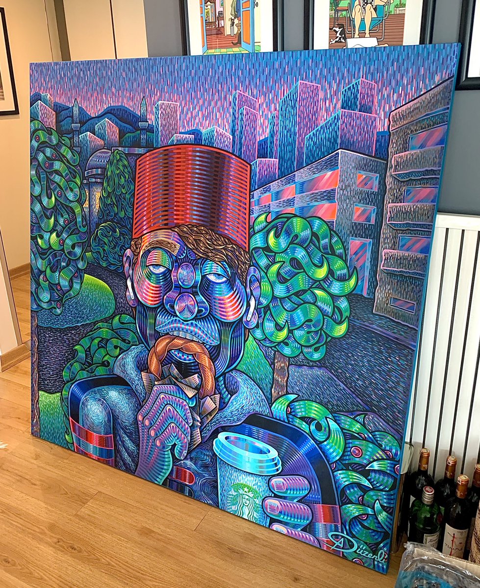 Back from a gallery exhibition. Thinking of minting this one 🙋🏻‍♂️