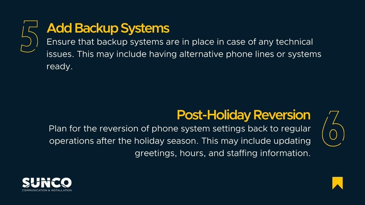 suncocomm's tweet photo. The holidays are all about connections, and so is your business. Ensure your business is prepared for the holiday season with our easy Phone System Checklist. Keep your phone system finely tuned and stay connected this festive season with #Sunco.
Contact us 📧 service@sunco.ca https://t.co/0ayNoTIQZP