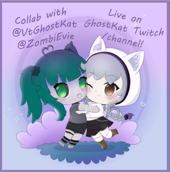 Lets GOOO! 
Tomorrow is a special collab with 🥰<a href="/vtghostkat/">Vtuber GhostKat ☕🕸</a> on HER <a href="/Twitch/">Twitch</a> channel BE there its  gonna be a BLAST!

#VtuberUprisings 
#Vtubercollab 
#twitchstreamer 
#Ghost