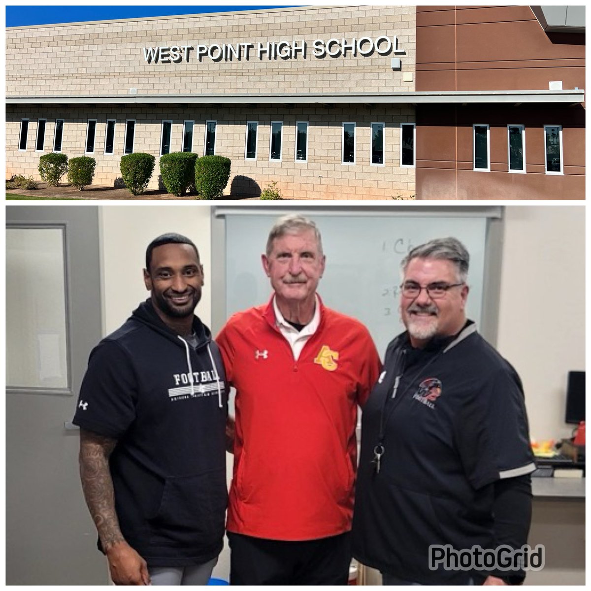 Thank You <a href="/huskerjb/">Jerry Ball</a> For Showing <a href="/KelleyBeMoore/">Kelley Moore</a> And I Your Beautiful Campus And Telling Us About Your <a href="/Westpointdrago1/">West Point Dragons Football</a> Players !! <a href="/firestormfb/">ACU Football 🔥</a> <a href="/JeffBowenACU/">Jeff Bowen</a> <a href="/HaydenTrujillo_/">Hayden Trujillo</a> <a href="/CoachBANelson/">Coach Brett Nelson</a> <a href="/CoachHarrisACU/">Ben Harris ACU</a> <a href="/coachtwill88/">Coach Will</a> <a href="/Le0nthomas/">Leon Thomas</a> <a href="/coachboom_acu/">Coach “Boom” Bain, ACU</a> <a href="/anthny_garcia/">Anthony Garcia</a>