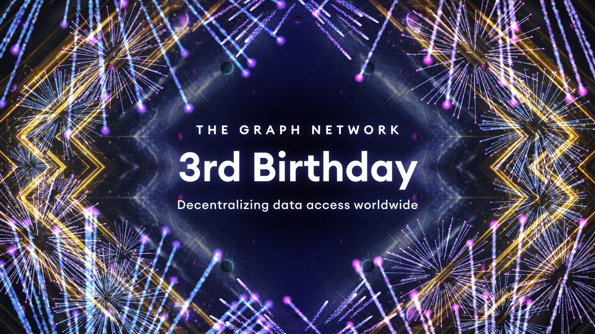 🎂 The Graph turns 3 this month 🥳

To celebrate, several community-led birthday events will take place across the globe. If you’re near any of these locations, come be a part of the celebration!

Space is limited - RSVPs are required. 

🇦🇷 Buenos Aires, Argentina
📅 Monday,