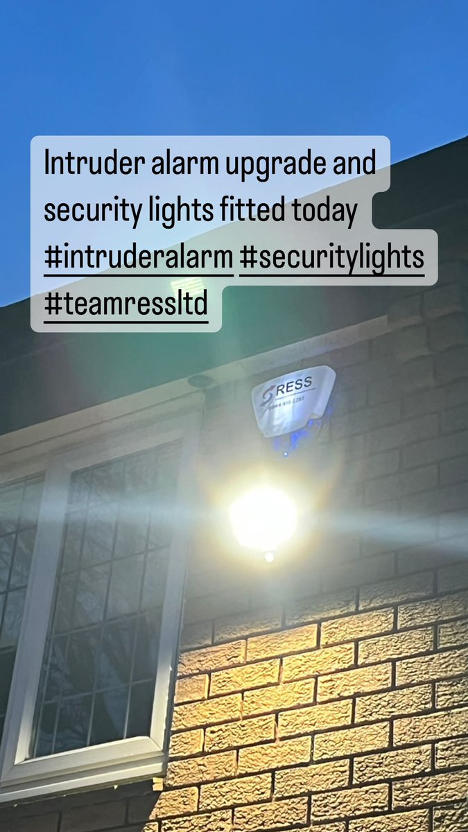 ress_ltd's tweet photo. #intruderalarm #securitylights #teamressltd @traderswarehousebirmingham @twsecuritydist @pyronixltd https://t.co/HBK3AGEN8P