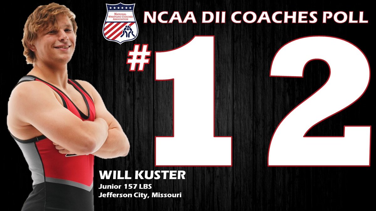Will Kuster makes his first appearance in the NCAA DII Rankings this season at #12 at 157 lbs. Will is a returning NCAA DII National Qualifier at 165 lbs and chose to move down a weight class for the 2023-24 season.