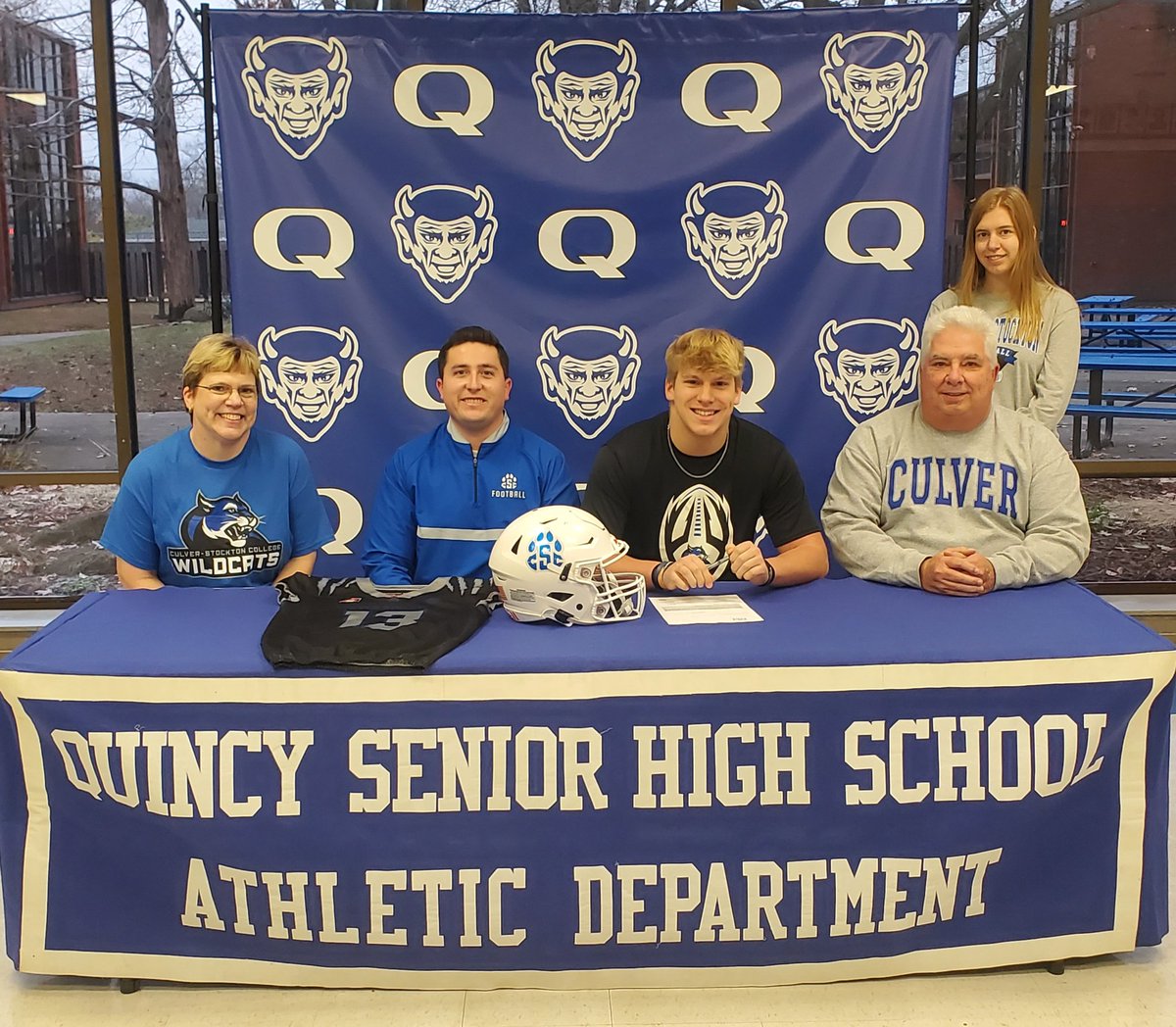 Congratulations to Ben Hogge for signing to continue to play Football and study at Culver Stockton College!