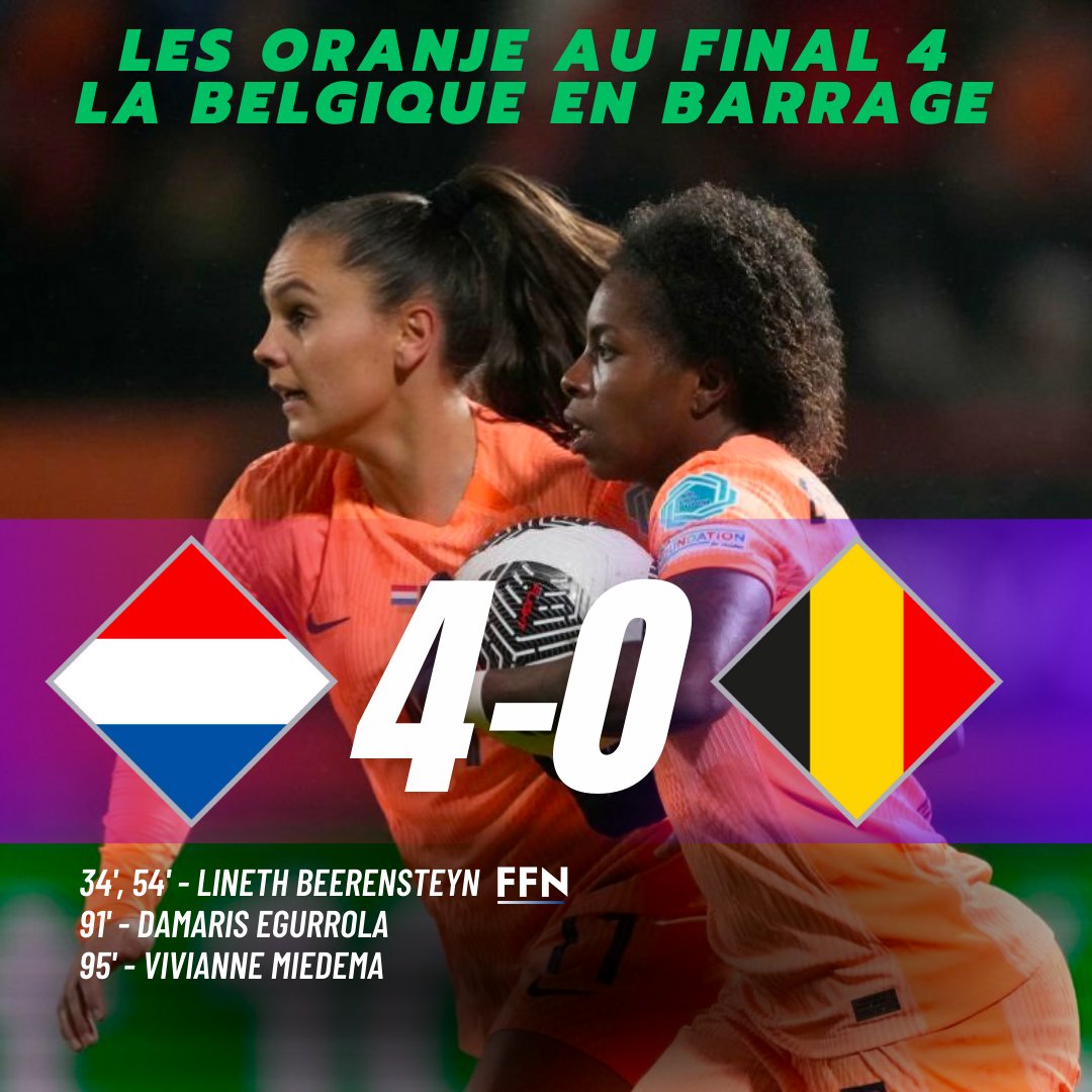 femmesfootnews's tweet photo. QUEL DRAMA 🤯🤯
L'Angleterre ne verra pas le Final 4 ni les JO à cause de la différence de buts ❌🏴
Vivianne Miedema en sauveuse 🔥🇳🇱
📸 Getty
#⃣ #UWNL https://t.co/SN3lzlkz9I