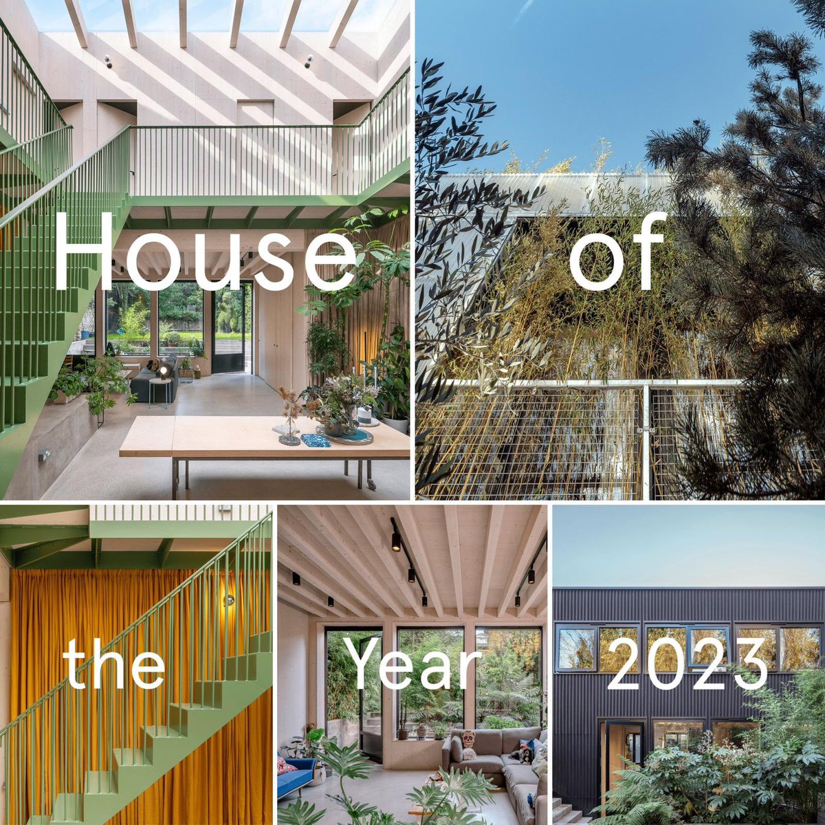 Totally over the moon that #greenhouse has @RIBA House of the Year 2023. The prestigious award given annually to the UK’s best new architect-designed home. It is a fun-filled, super-eco, pretty-pop home on a low budget. The judges said it is “an extraordinary ordinary house”.