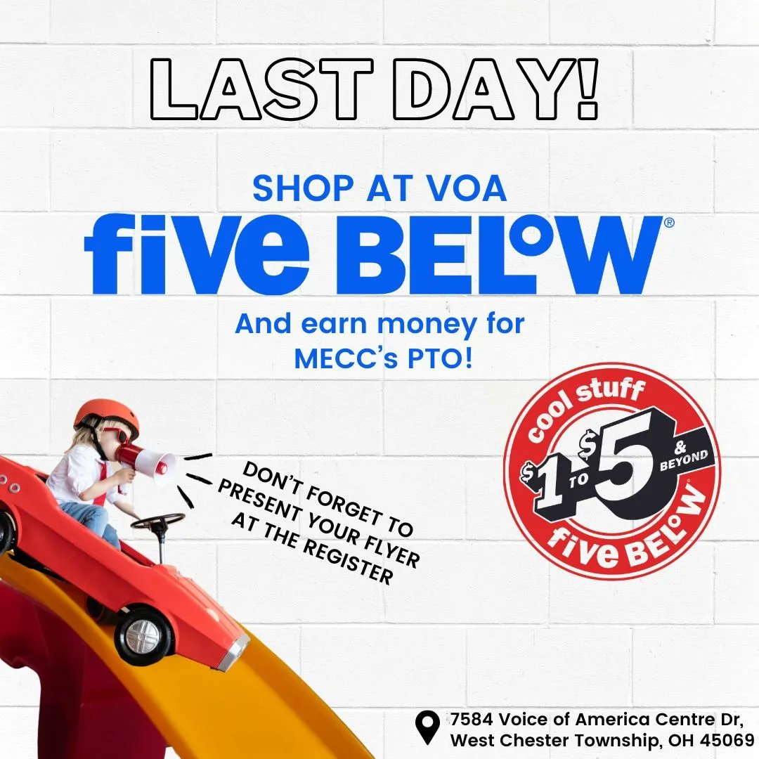 Don't forget to eat and shop today!