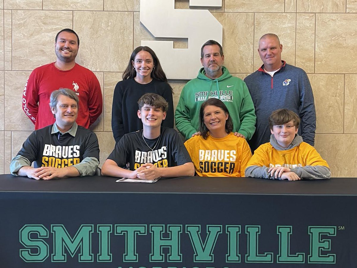 Congratulations to Noah Swenson for signing with <a href="/BravesAthletics/">Braves Athletics</a> today. They’re getting a good one! Go Braves!