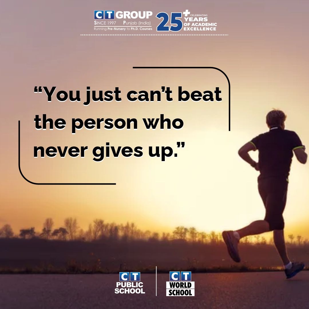 ctworldschool's tweet photo. Unbeatable spirit: It’s tough to surpass those who refuse to surrender. 💪
#CTGroup #morningpost #morningmotivation #nevergiveup #stayfocused #setgoalsnotlimits #UnyieldingSpirit #CTU #CTW #CTPS #TeamCT #CTians https://t.co/nRyiQAyy2i