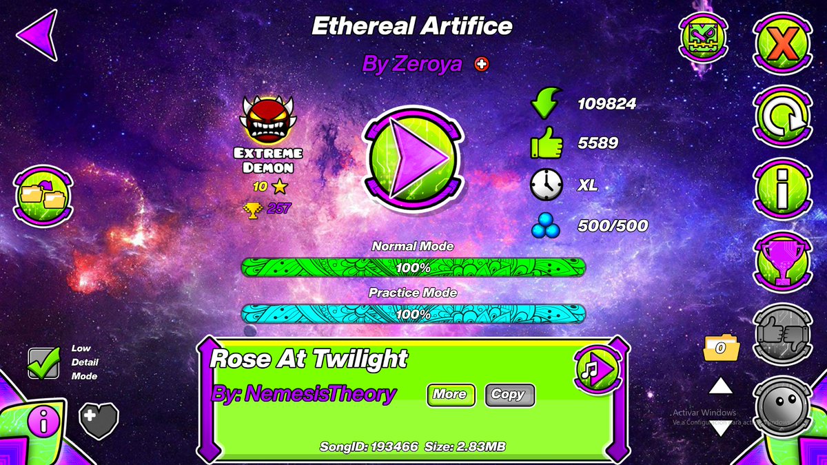 Ethereal Artifice 100% // Extreme Demon #79 // 3536 attempts (+44 for the rebeat)

puta mierda de nivel, no lo jueguen, nunca