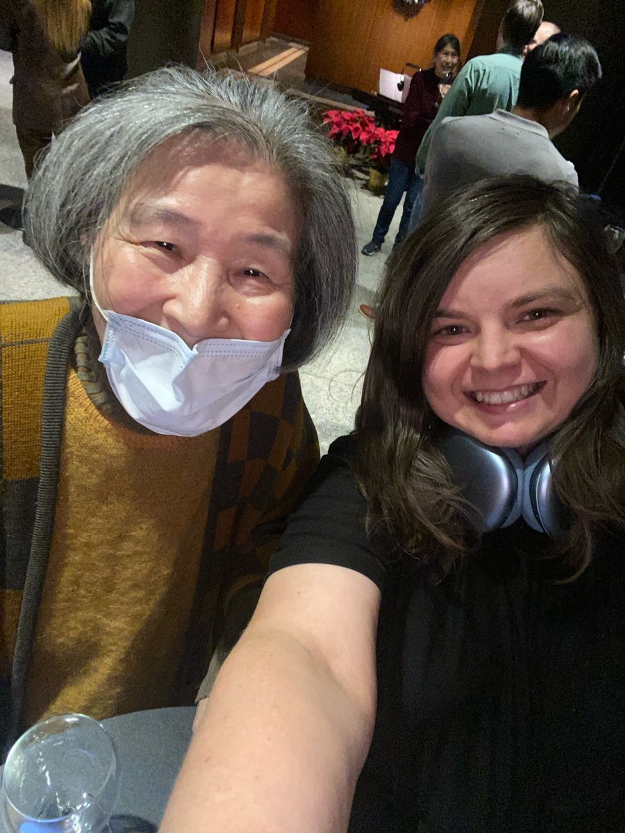 My loves, I had the most amazing moment this evening and I'd like to share with you. 

I live in the most incredible building in the middle of New York and every year they make a holiday celebration with food. Today I didn't have a meal because I was too excited with AI stuff