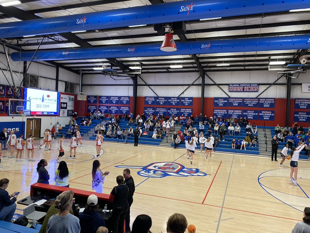 Our PLAY The Edmond Way: Game of the Week takes us to Oklahoma Christian School as the Saints’ girls take on Heritage Hall!

Tip-off coming up at 6:30.