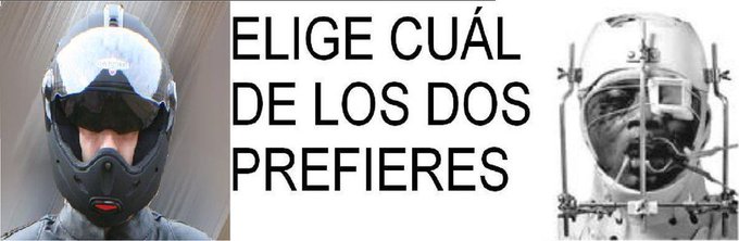 La primera causa de muerte en motoristas son los traumatismos craneoencefálicos, pero usando correctamente el casco se reduce en un 42% 

#TenCabeza

#NoEsPorLaMulta