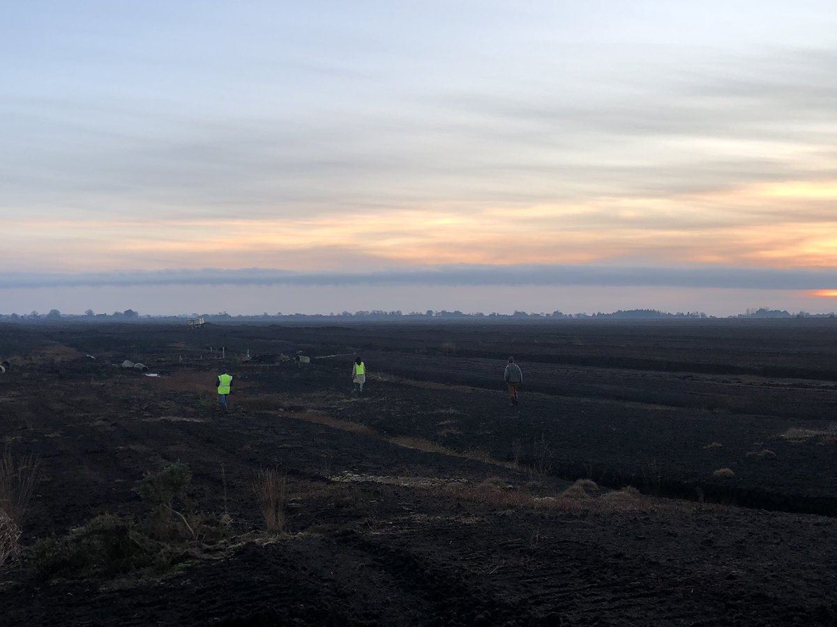 Another day instrumenting two @BordnaMona sites with piezometers for our BnM/<a href="/EPAResearchNews/">EPA Research News</a> funded WetPeat project. We are modelling the impacts of rewetting on water flow and quality.