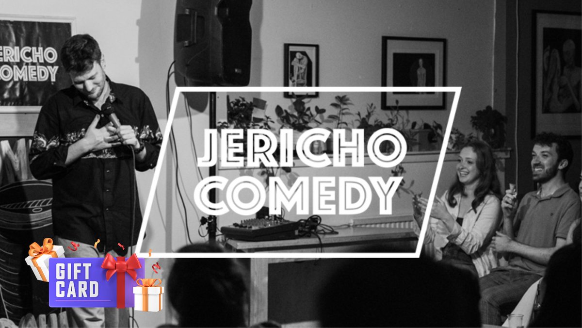 Looking for that Christmas gift? Try a Jericho Comedy electronic Gift Card. Available NOW from jerichocomedy.com (we particularly recommend tickets to the Oxfordshire Mind Comedy Gala as the perfect way to give twice this Christmas) x