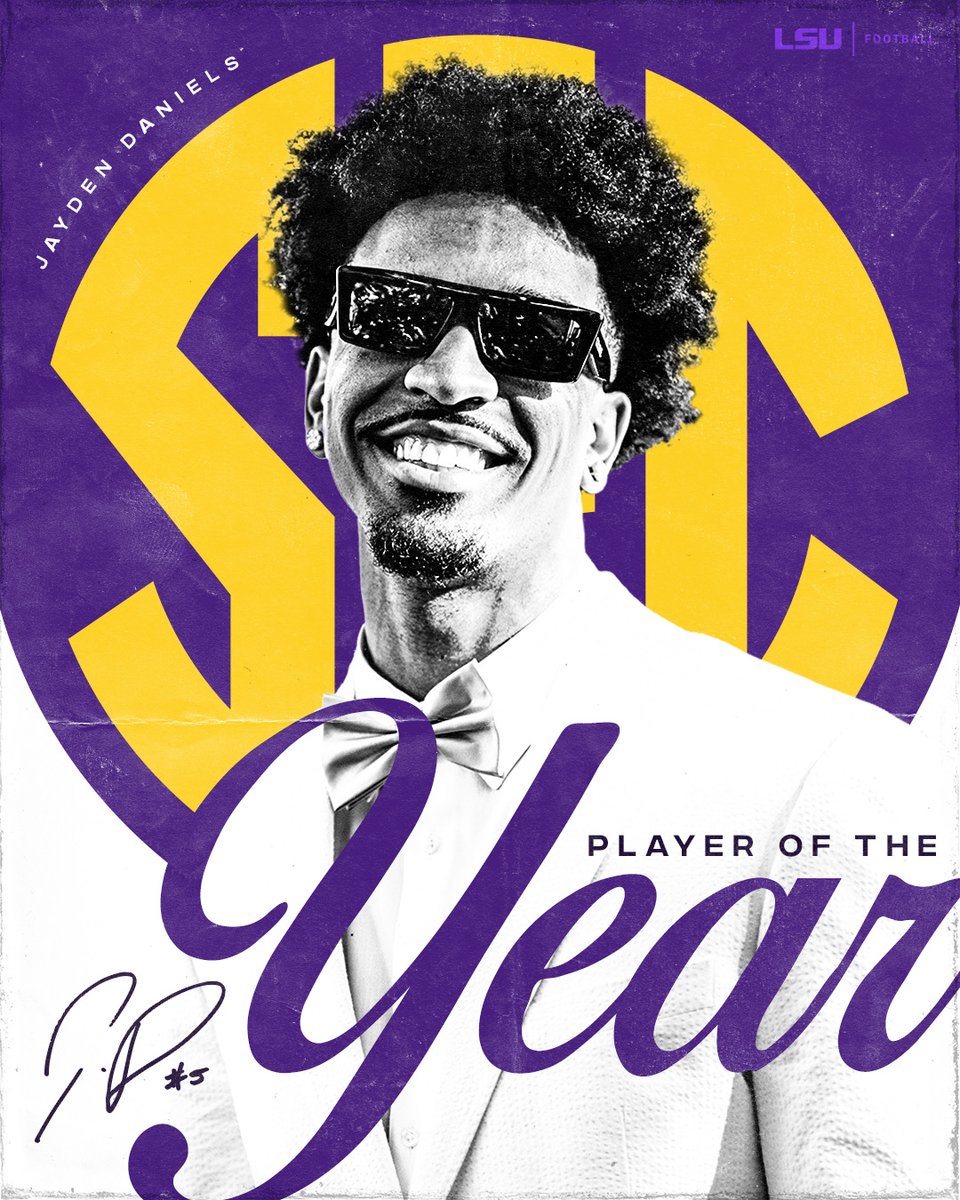 Jayden Daniels is the SEC Offensive Player of the Year