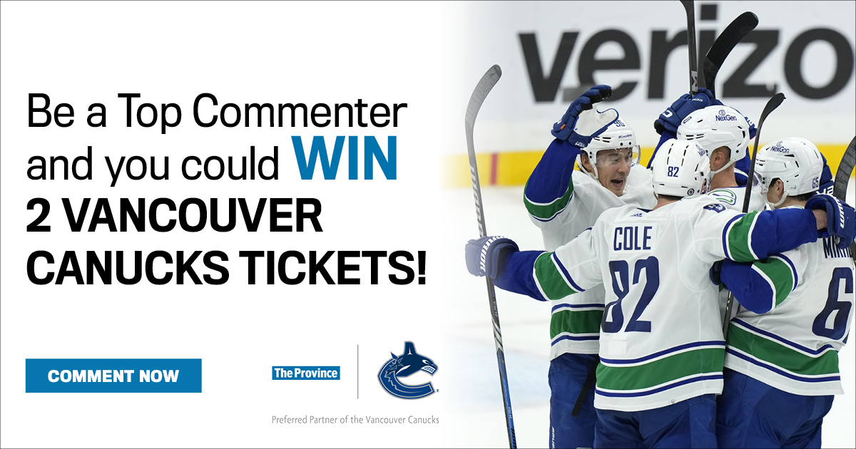 ProvinceContest's tweet photo. CONTEST! Comment for your chance to win Canucks tickets! Enter at: https://t.co/nh5dI1KhtG https://t.co/kTG1XpUNz6