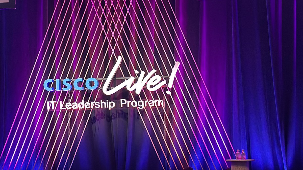 Day 2 of Cisco Live 2023 & I’m joining the IT Leadership Program. #CiscoLiveAPJC