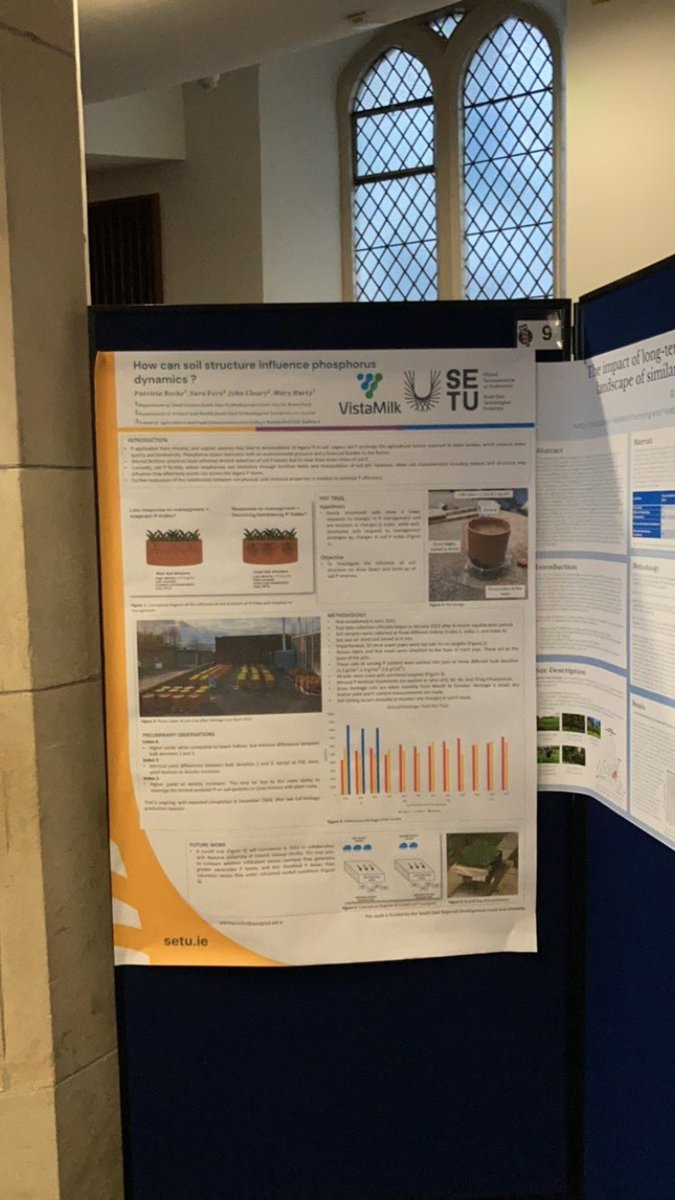 Great sessions on Day 2 of the BSSS and SSSI conference in Belfast. 

✅ AFBI scientific tour
✅ Poster presentation 

#worldsoilday 

@SETUAgriculture @VistaMilk