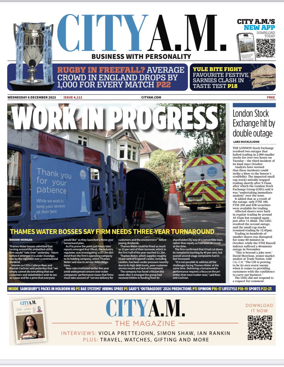 Tomorrow’s @cityam