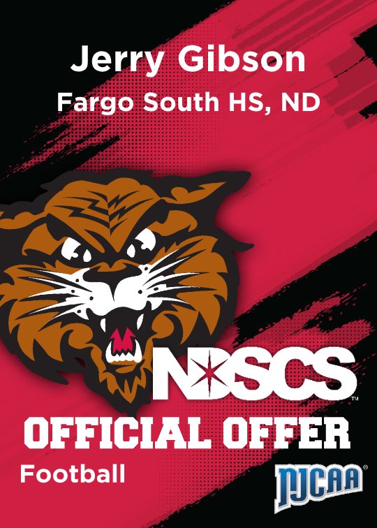 Jeremiah Gibson (@jeremiahgibsonx) on Twitter photo After a great visit with <a href="/coachFreese26/">Fernando Reese</a> I am blessed to have earned a offer from <a href="/NDSCSFB/">NDSCS Wildcats Football</a> After a great visit with <a href="/coachFreese26/">Fernando Reese</a> I am blessed to have earned a offer from <a href="/NDSCSFB/">NDSCS Wildcats Football</a>