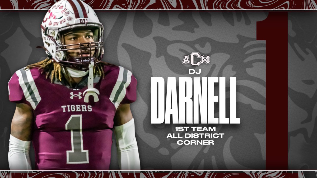 2023 All District 1st Team Corner🏆 #DYJ #TigerAwards