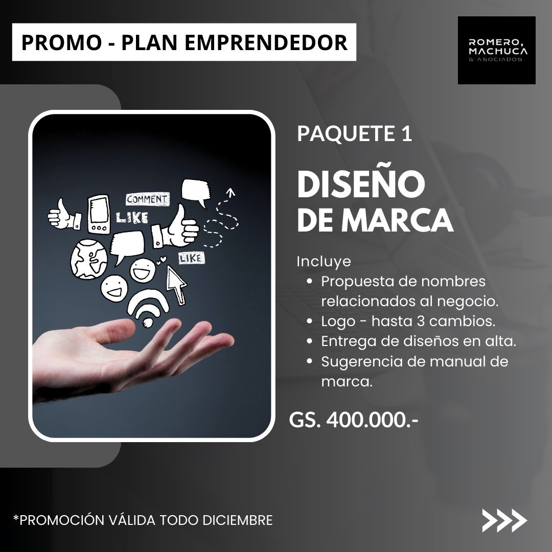 romachasociados's tweet photo. ¡PROMO PARA EMPRENDEDORES! ✨

Contactanos para más información. https://t.co/EPdXkQeV3D