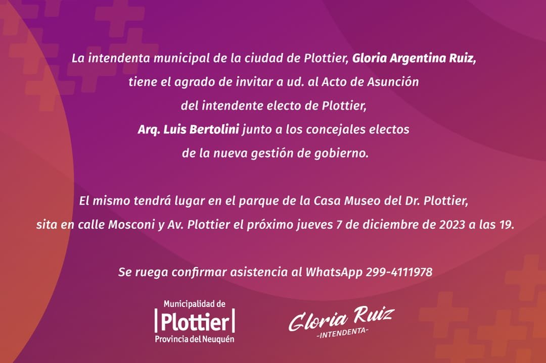 Municipalidad de Plottier tweet media