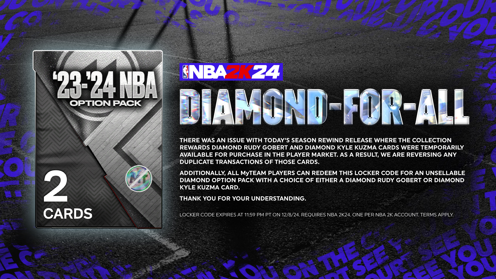 NBA 2K MyTEAM on X: ⭐️ All-Star Locker Code. Use this code for a  guaranteed All-Star Moments or All-Star Flash pack. Available for one week!   / X