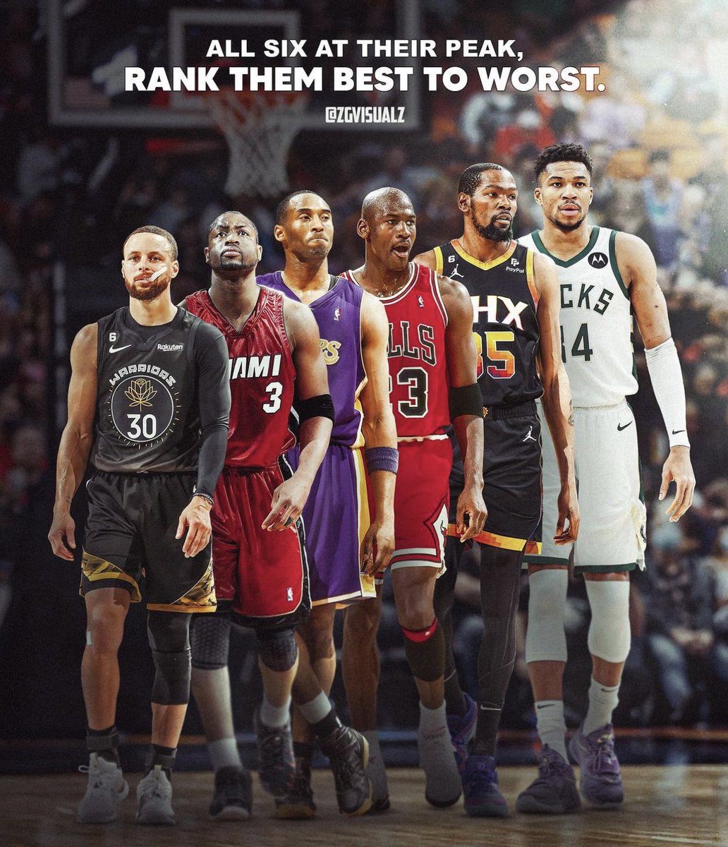 TheHoopCentral's tweet photo. Rank them 1-6

*at their peak*

(via @zgvisualz1) https://t.co/w32pG1d7YB