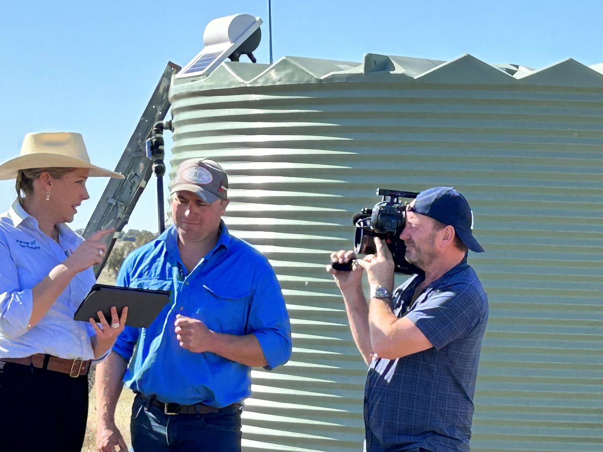 Kim Chandler (@kimc2830) on Twitter photo Filming for the Agtech Revolution in Orange <a href="/farmbot_tech/">Farmbot Monitoring Solutions</a> #fotf <a href="/ClareBelfield/">Clare Belfield</a> Filming for the Agtech Revolution in Orange <a href="/farmbot_tech/">Farmbot Monitoring Solutions</a> #fotf <a href="/ClareBelfield/">Clare Belfield</a>