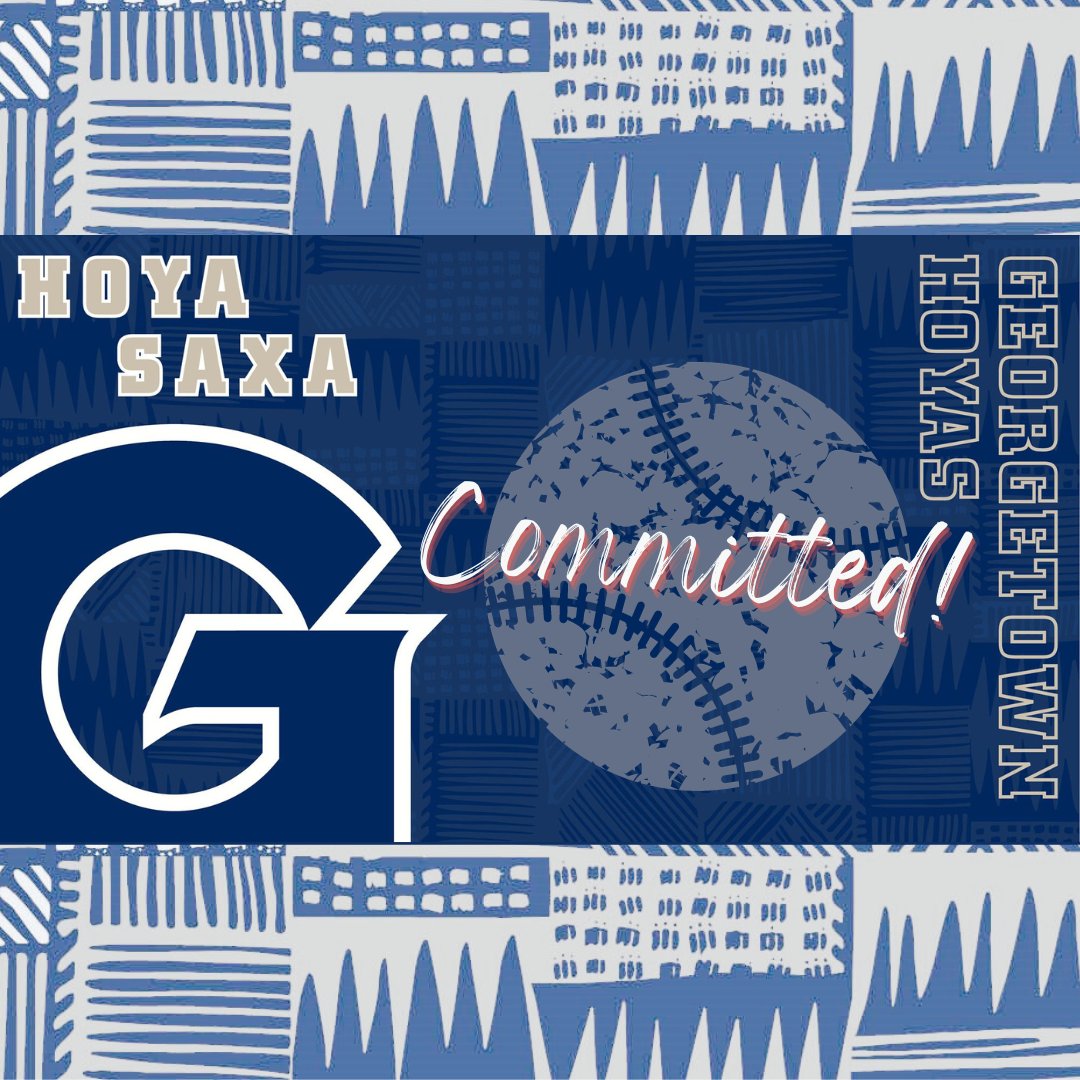 To receive an elite education &amp; play collegiate baseball in my backyard is a dream come true. Thank you <a href="/GUCoachT/">Edwin Thompson</a> for this opportunity. I am immensely grateful for my family, coaches, teachers, &amp; teammates for encouraging and pushing me #tothetop #CoachGravesGuys
<a href="/RBSBaseball/">Riverdale Baptist Baseball</a>