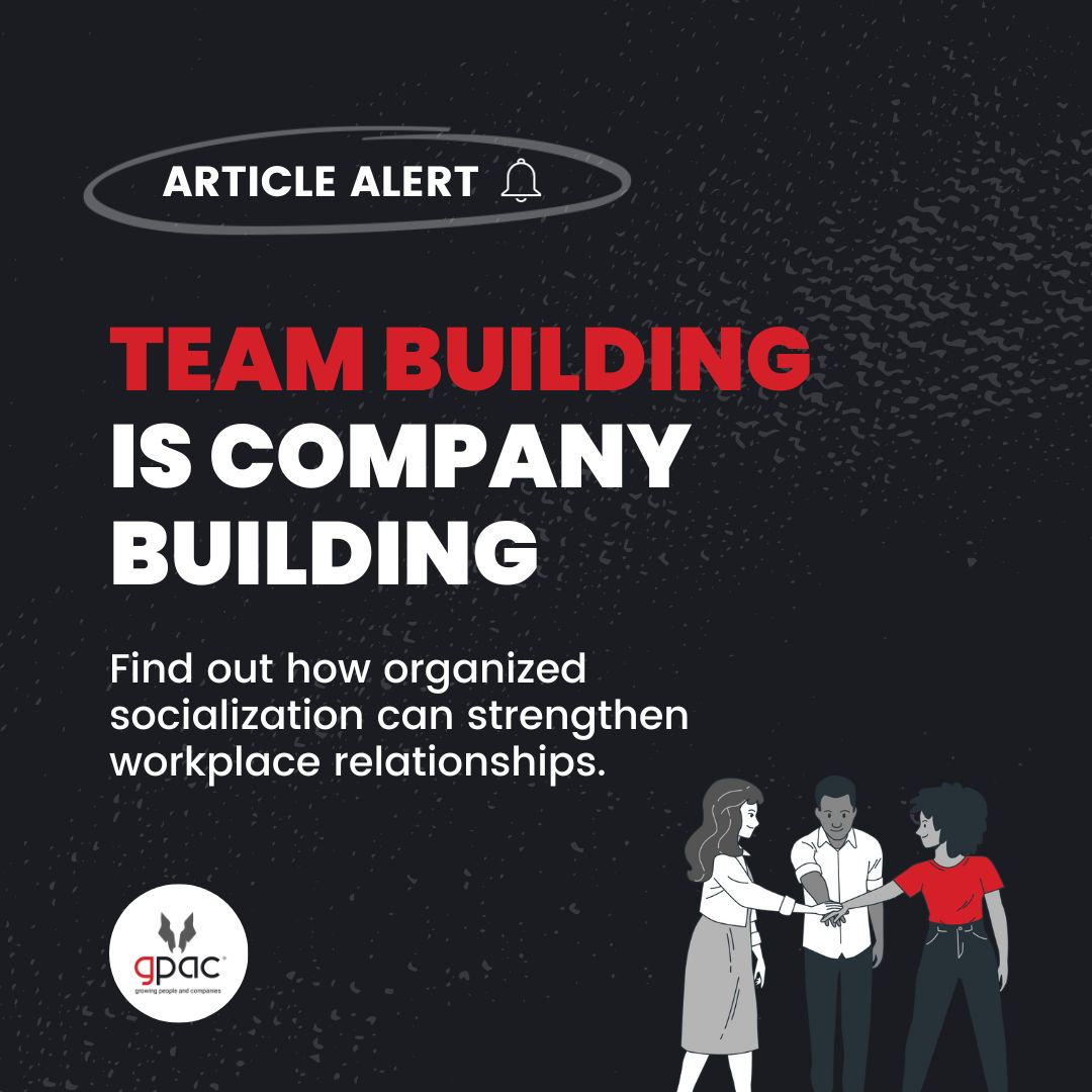 gogpac's tweet photo. 🚨 Article Alert🚨  "Team Building is Company Building" 

Fostering socialization among employees and managers is a simple but effective way to boost engagement.

Read this article to learn how team building can improve your performance.
➡️ https://t.co/aa95oNmtxv

#gogpac #gpac https://t.co/G5FyOiSLGU