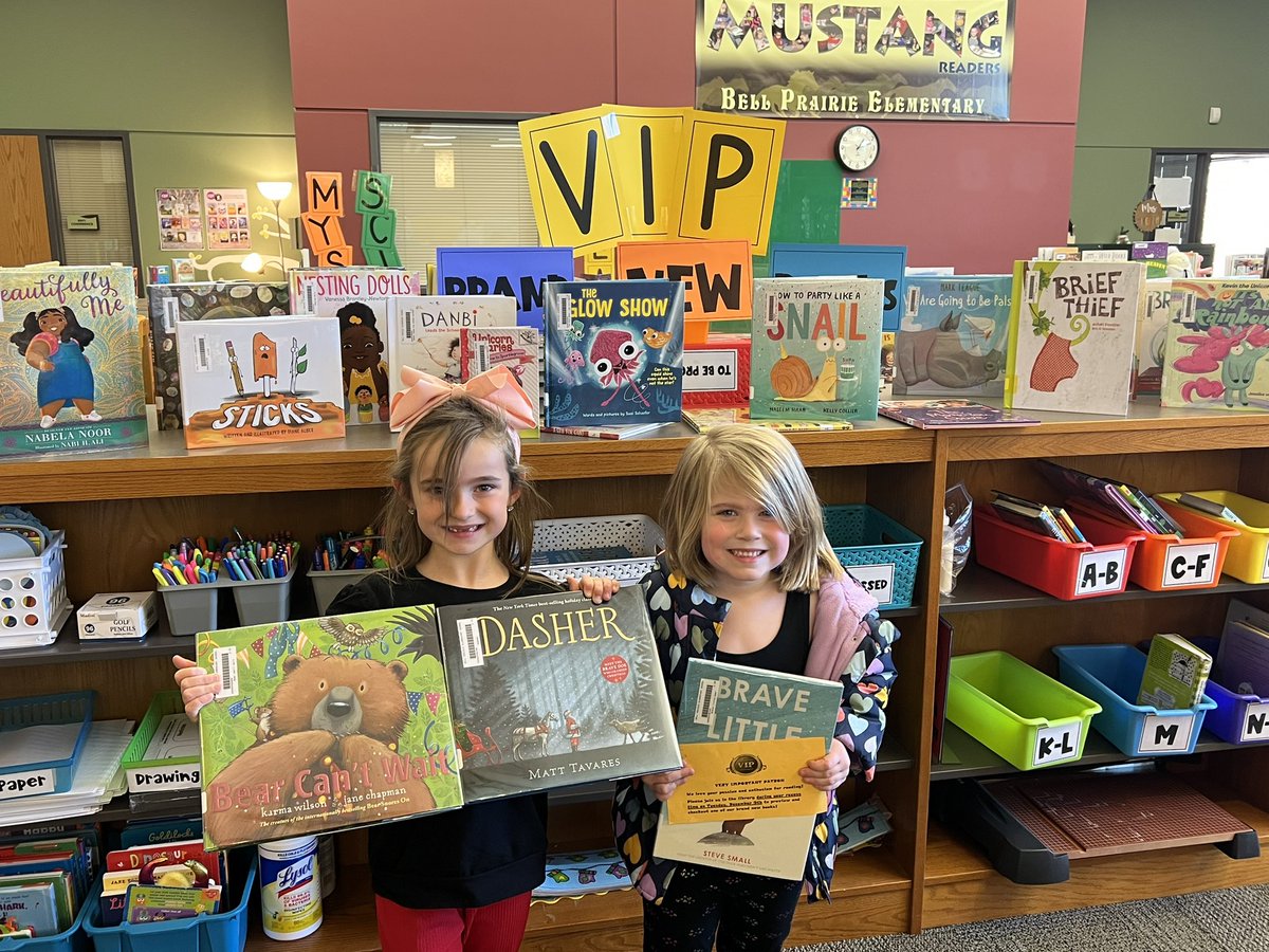 Emily Wolkey (@mrswolkeybp) on Twitter photo Loved having our Very Important Patrons👏 VIPS 👏in today to get their hands on our newest books! 📕 <a href="/bp_mustangs/">BellPrairie Mustang</a> @angiewiegers #nkclibraries Loved having our Very Important Patrons👏 VIPS 👏in today to get their hands on our newest books! 📕 <a href="/bp_mustangs/">BellPrairie Mustang</a> @angiewiegers #nkclibraries