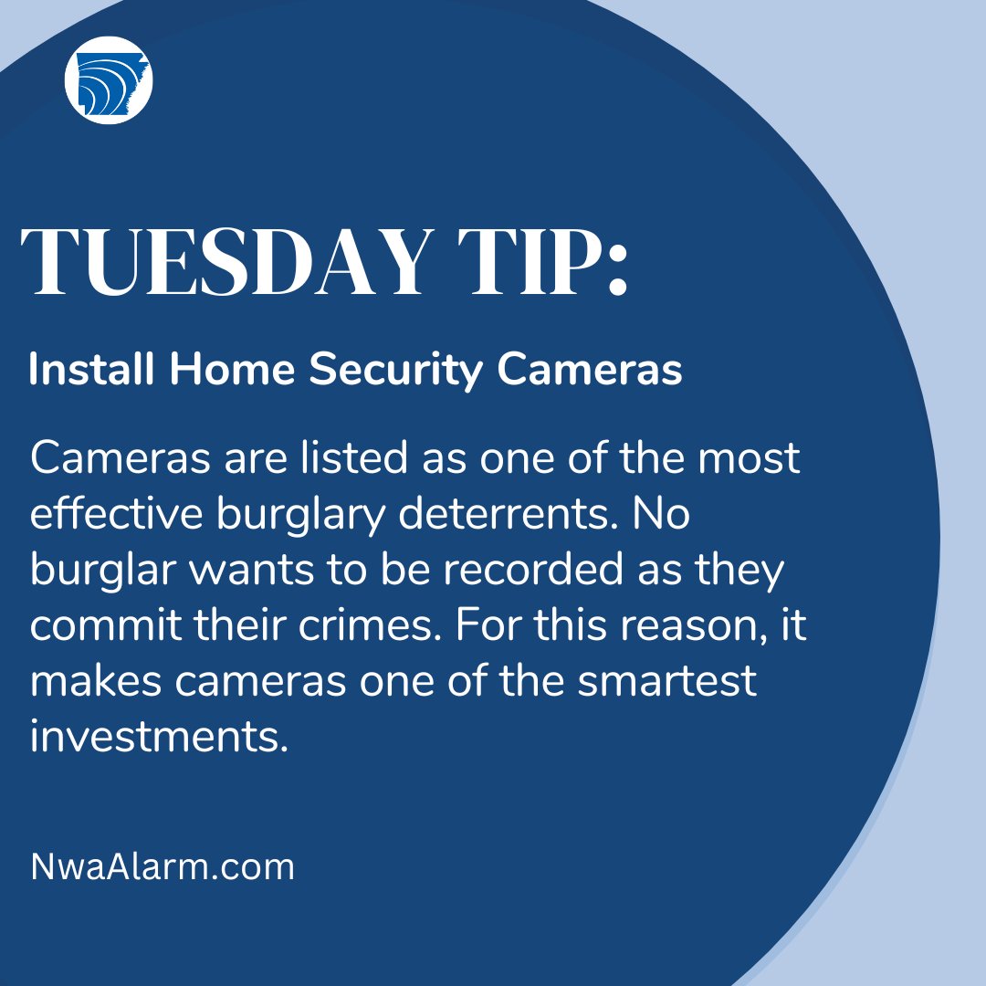 AR_Security's tweet photo. Security Tip Tuesday: Catch burglars in action with cameras!
https://t.co/4UAaDURxJZ
(479)935-9911

#ArkansasSecurity #TuesdayFeeling #Security #CCTV #securitysystem https://t.co/HRn8pJKEWo