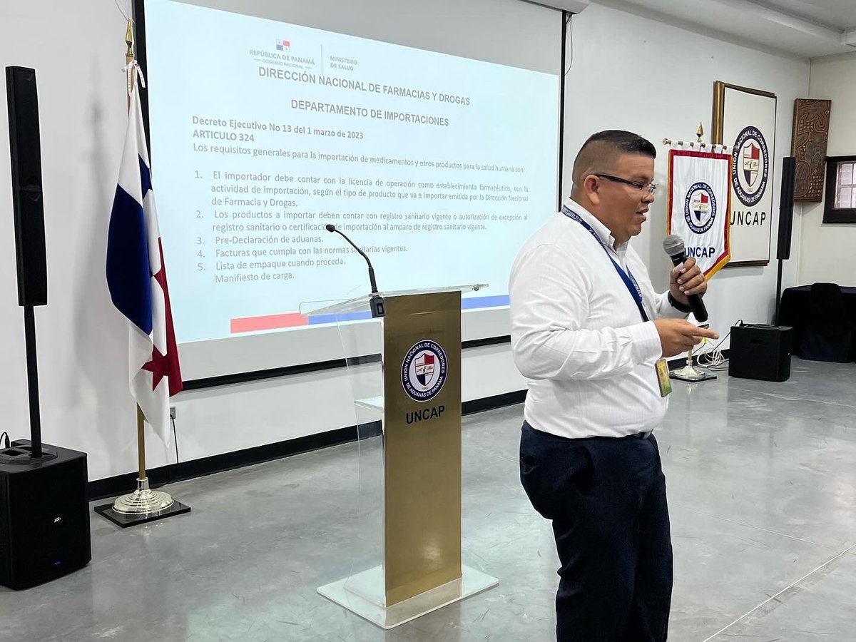 Hoy participamos @uncap_panama y <a href="/CCIYAP/">Cámara de Comercio, Industrias y Agricultura</a> capacitación pasos para aprobaciones Farmacia y Drogas, resolvimos dudas y procesos para aprobaciones de manera digital. agenda de transformación digital por <a href="/aduanaspanama/">aduanaspanama</a> <a href="/aigesinnovacion/">Autoridad para la Innovación Gubernamental</a> y @minsapma dirección de farmacia y drogas