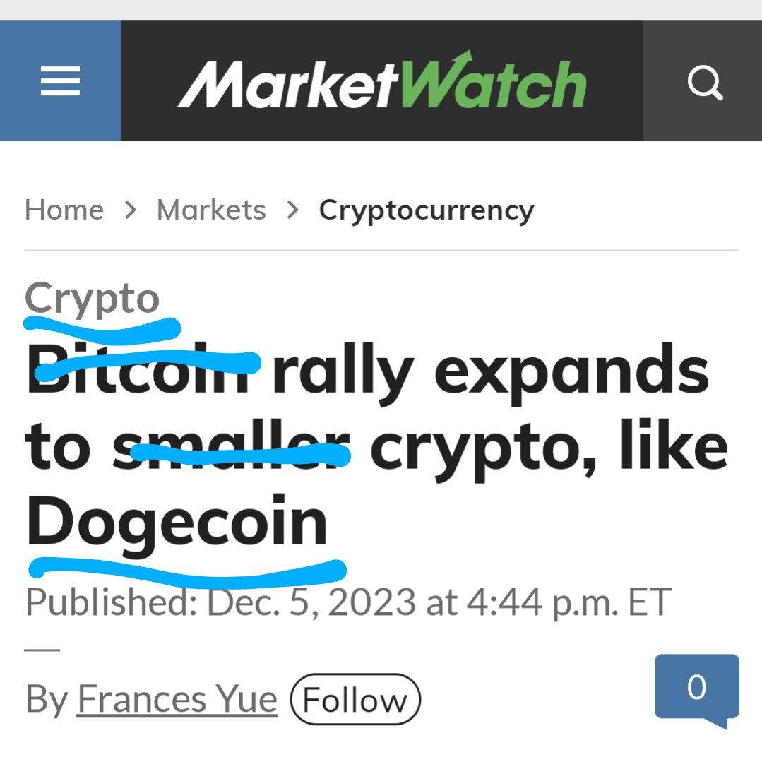 #dogecoin is the way.