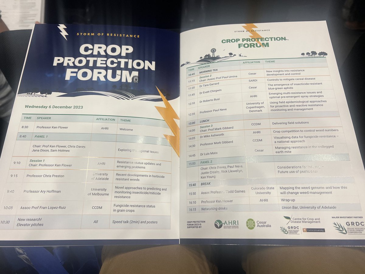 A full day of presentations. Should be informative.