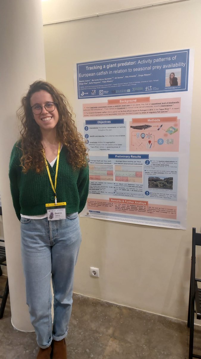FishInvasionLab's tweet image. Poster presentations by our students at #TIBE2023. I am happy and proud to have good student cohort, with enthusiastic folks! @MARE_centre #megapredator #invasivesproject