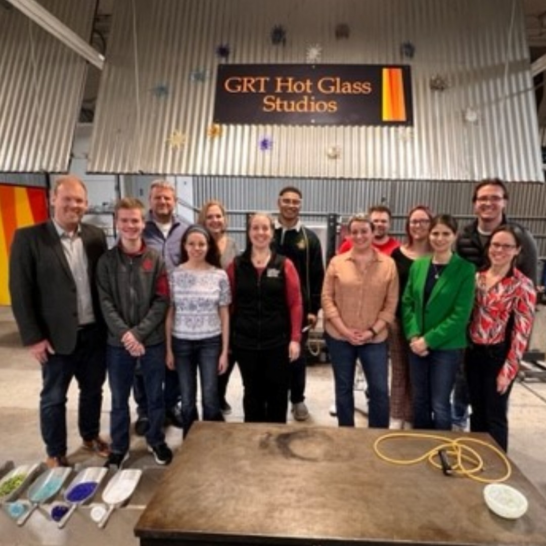 INBiosciences's tweet image. It's always fun to connect with team members, explore science and create art outside the office! Having the opportunity to test our glass blowing skills at GRT Hot Glass Studios was amazing! #yearinreview #GRT #indianaglass #glassblowing #teambuilding #science