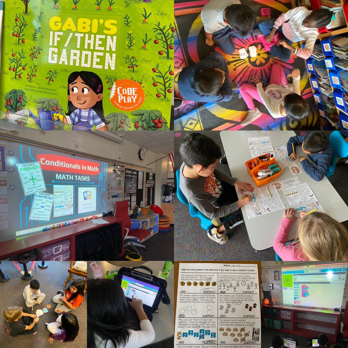 Smartiesn2nd's tweet image. #csedweek kept rolling with more fun w/ conditionals! Another great read aloud, played Conditionals with Cards from @codeorg and tried out using conditionals in our algorithms. Another great day of learning &amp;amp; growing as CS enthusiasts! #cs4ia @iowastem @iowacsta @IADeptofEd