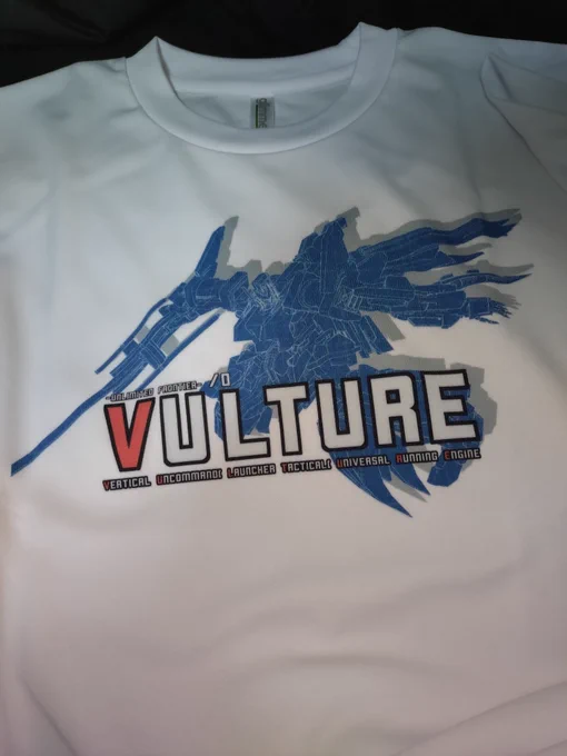 アクションロボゲーVultureのクラファン特典でTシャツとパーカーいただいちゃいました
