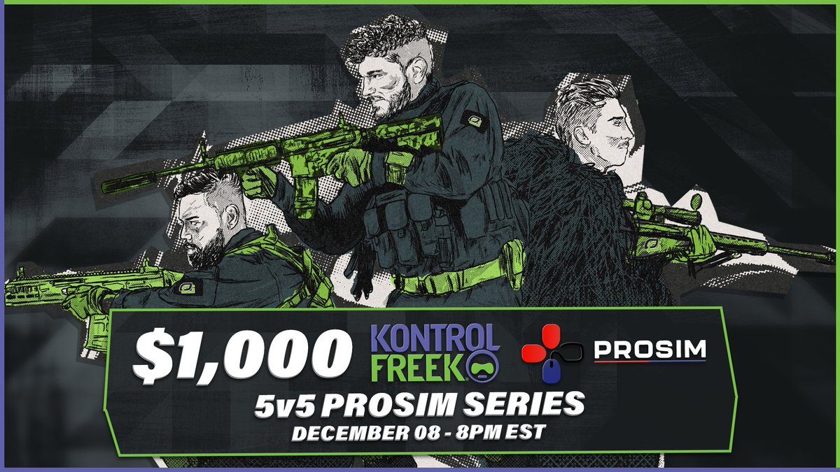 hitchariide's tweet photo. We’ve partnered up with @KontrolFreek this month to throw FIVE FREE ENTRY ProSim tournaments!! $1,000 PRIZE! 

Use code TST for 12% off ANY KF PRODUCT 

https://t.co/rzVj0YthAq https://t.co/qp6OSqxYUB