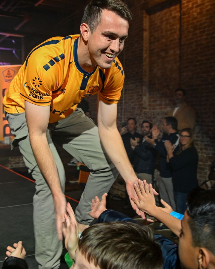 RhodeIslandFC's tweet photo. 🤩 Oh, what a night...

Thank you, Rhode Island.

...and a special thank you to @guildri for hosting this historic event.

#AnchoredInCommunity⚓ https://t.co/Zx9xTabrWe
