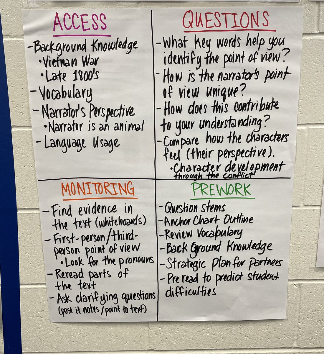 I had the best time digging into grade level texts with grades 3-4 teachers at @Sunrisevcs today! We had deep discussions on student access to texts, questioning, monitoring, and question probes. Thank you for the hard work today!