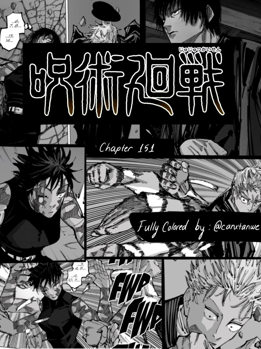 canxtanwe's tweet photo. Jujutsu Kaisen Ch. 151 Fully Colored By Me.
#呪術廻戦 #JujutsuKaisen 
https://t.co/OVLrCyEJzC https://t.co/j3JxKPxz6w